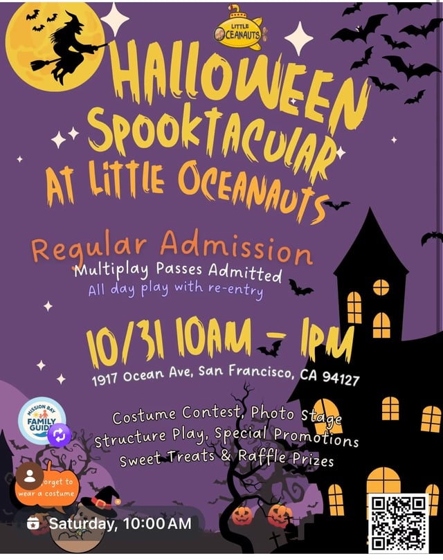 Halloween Spooktacular at Little Oceanauts in San Francisco — Bay Area family event