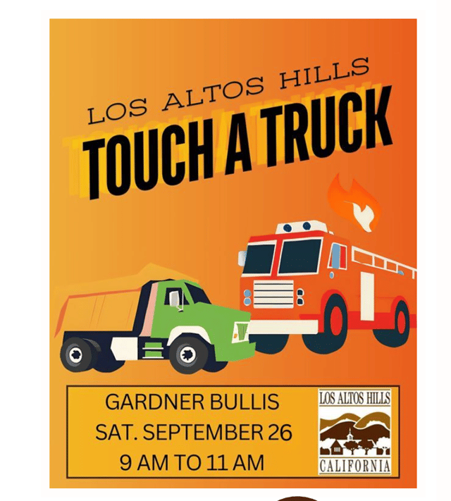 Touch a Truck in los altos hills  — Bay Area family event
