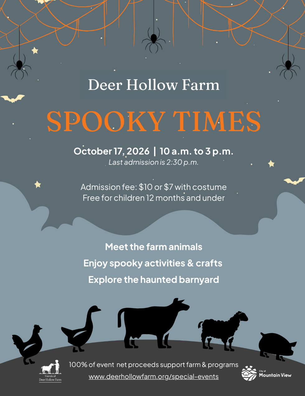 Spooky Time at Deer Hollow in Los Altos  — Bay Area family event