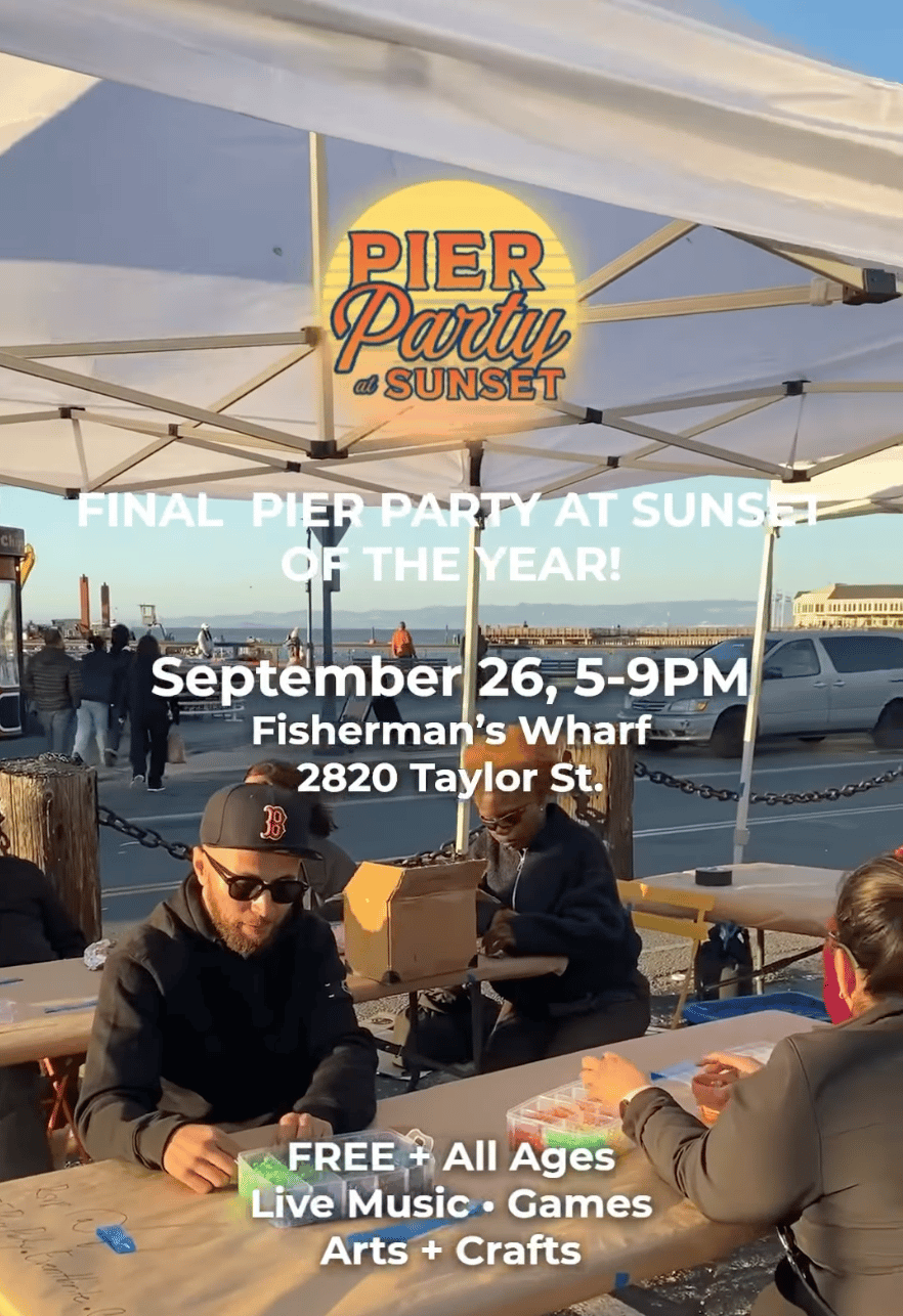 Pier Party at Sunset  in San Francisco — Bay Area family event