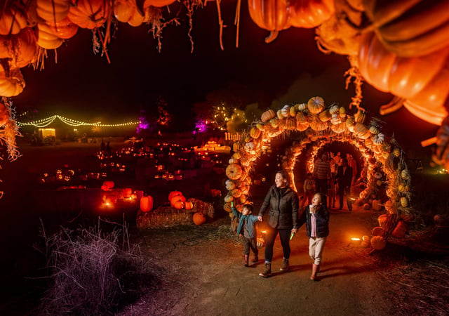 Nightfall at Filoli in Woodside — Bay Area family event