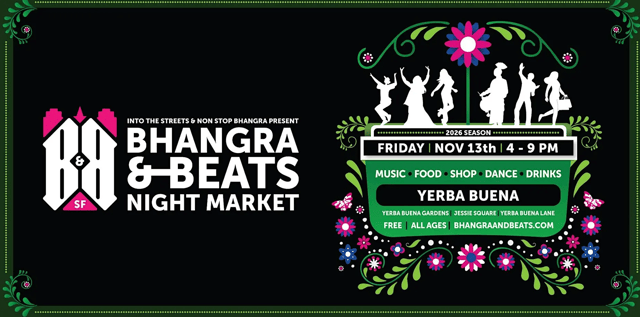 Bhangra & Beats Free Night Market-Official City of SF Diwali Celebration in san francisco — Bay Area family event