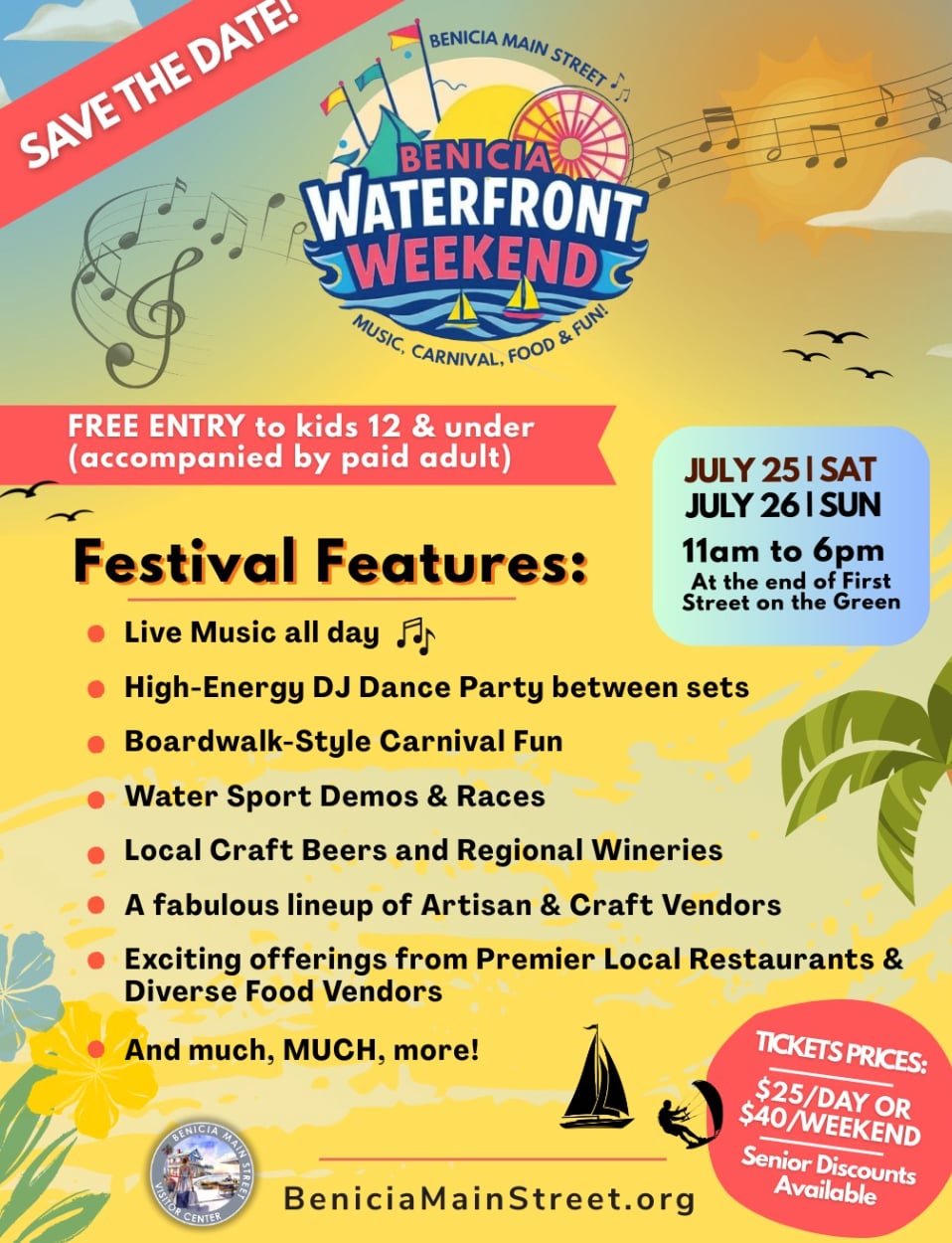 Benicia Waterfront Weekend  in benicia — Bay Area family event