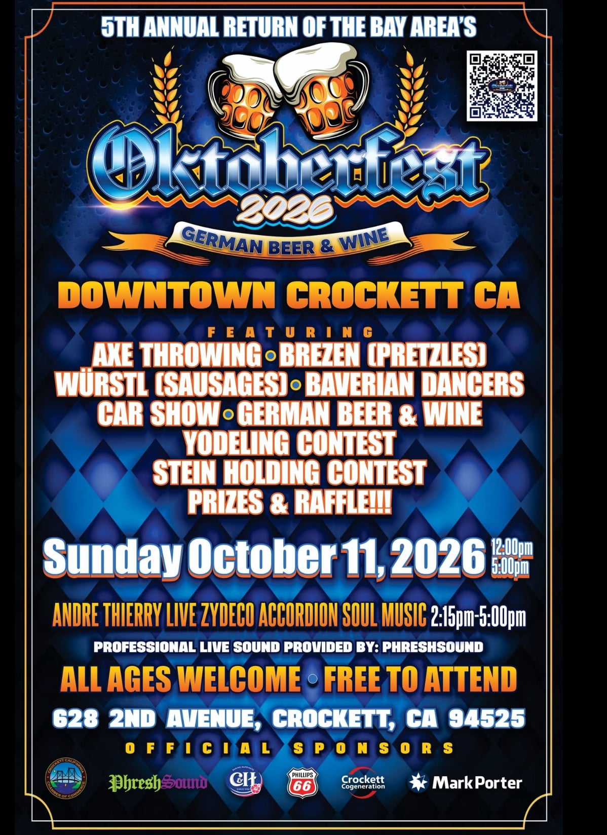 Bay Area's Oktoberfest 2026 Crockett, California in Crockett — Bay Area family event