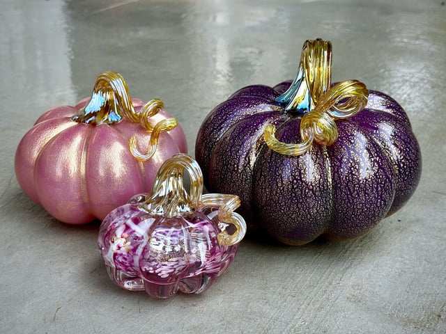 Magical Glass Pumpkin Patch