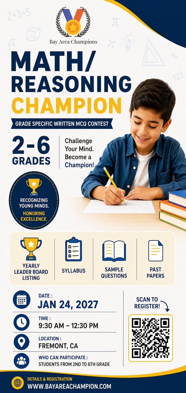 Bay Area Math/Reasoning Champion